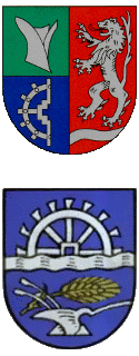 Die Wappen der Gemeinde Eldingen u. Samtgemeinde Lachendorf